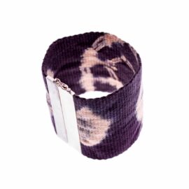 PULSERA TEJIDA EN TELAR CON HEBILLA DE PLATA DE 950